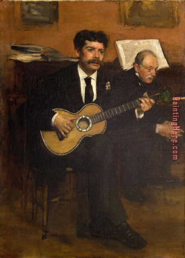 Edgar Degas Lorenzo Pagans And Auguste De Gas